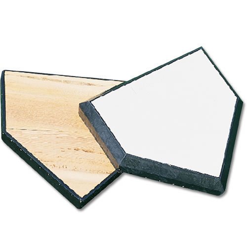 Wood-filled baseball home plate